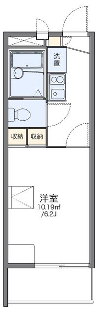 レオパレスコーポ御代川Ⅱ 間取り図