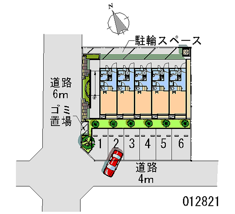 12821 Monthly parking lot