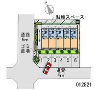 12821 Monthly parking lot