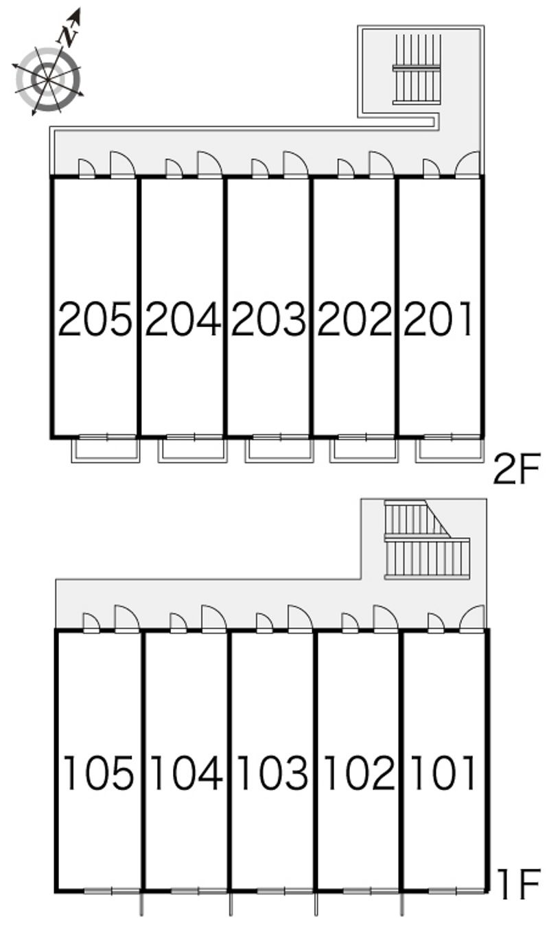 レオパレスＡｌｆｅｓｔａ 間取配置図