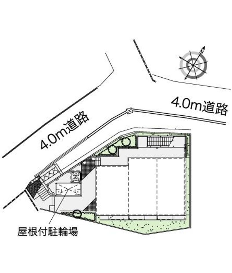 レオパレスハウス　ホウオウ 配置図