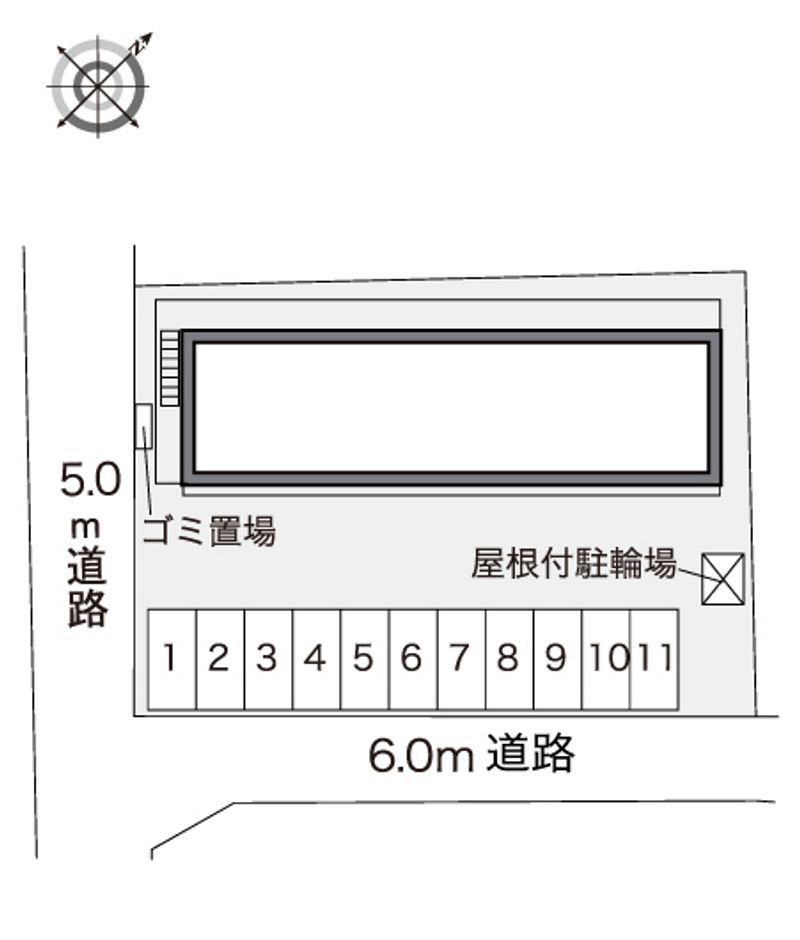 レオパレスとんとんみー 配置図