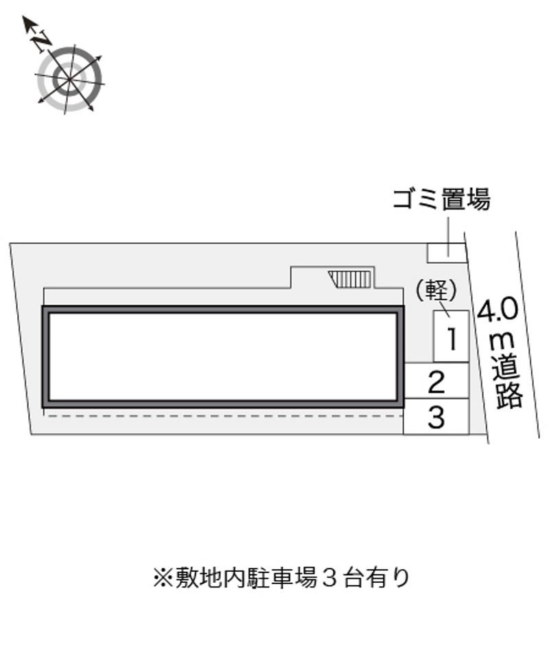 レオパレスプラム 配置図