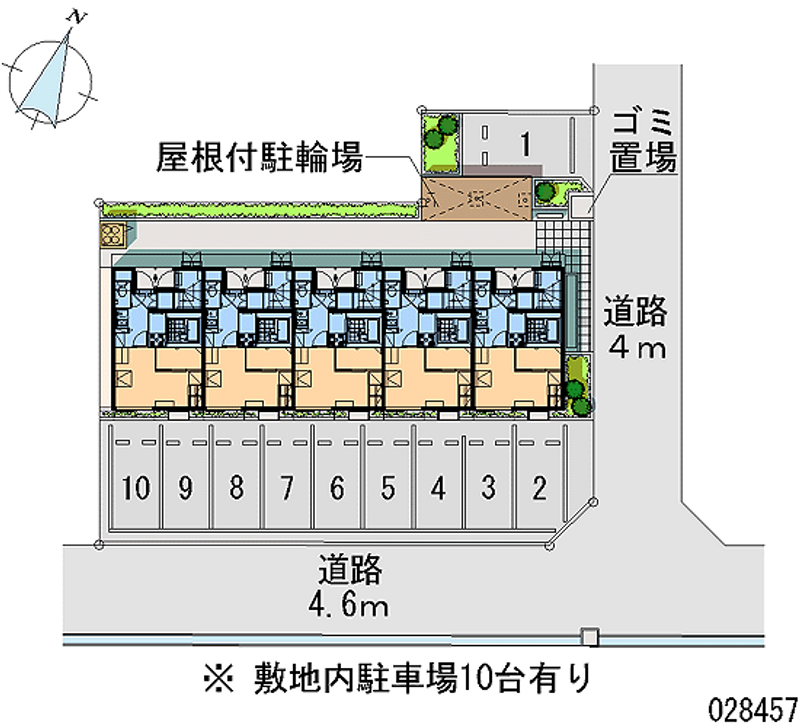 28457 Monthly parking lot