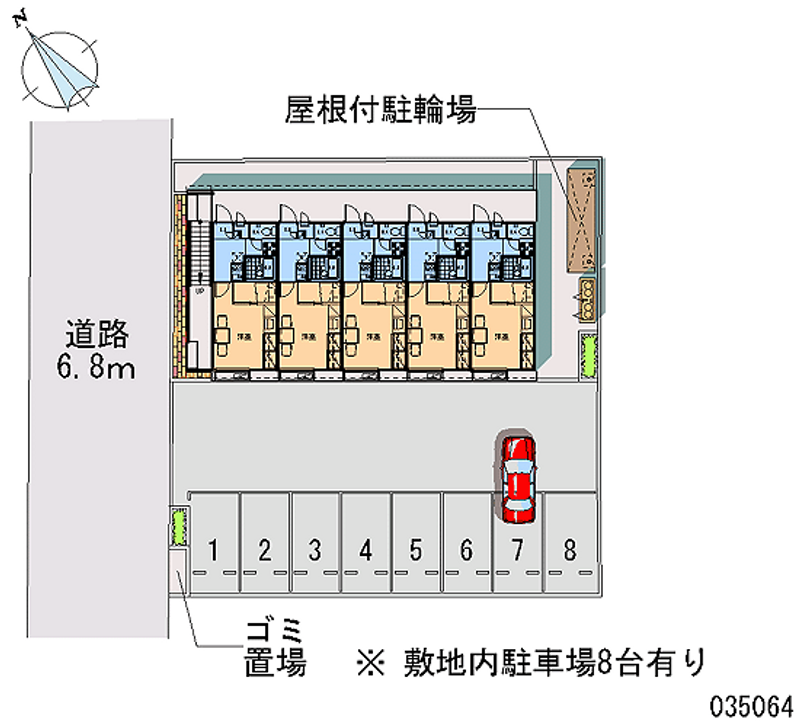 レオパレスシーホース 月極駐車場