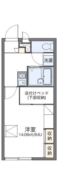 レオパレス太樹 間取り図