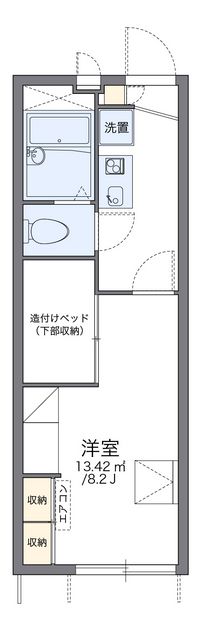 レオパレスエーデルハイム 間取り図