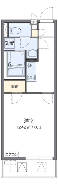 クレイノＩＴＵＫＩ 間取り図