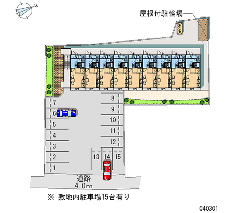 40301 Monthly parking lot