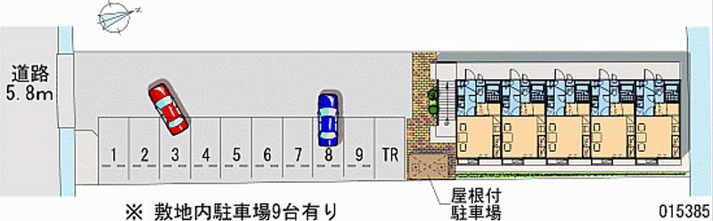 レオパレス輝 月極駐車場