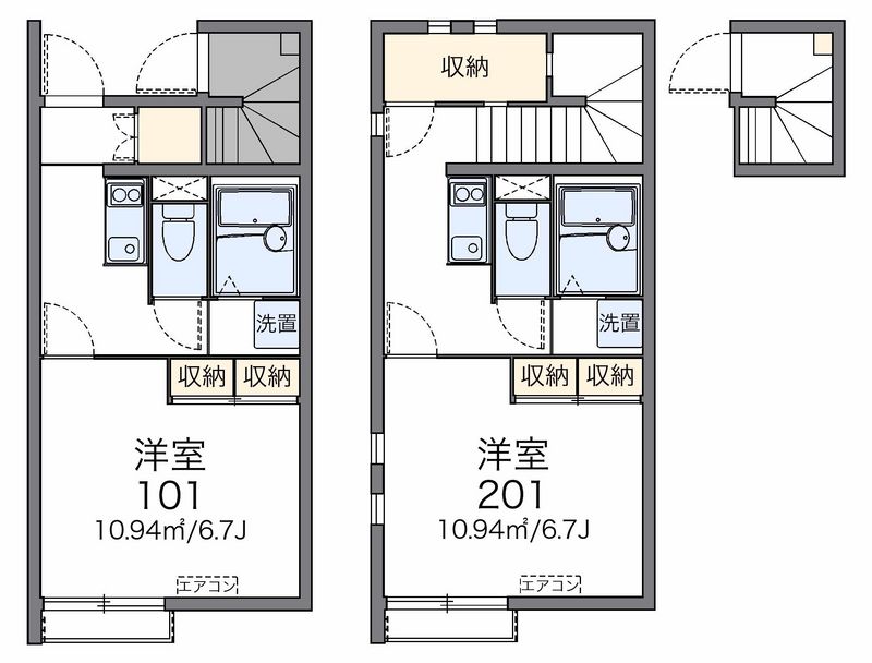 レオネクストナバノ 間取図
