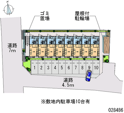 28486 Monthly parking lot