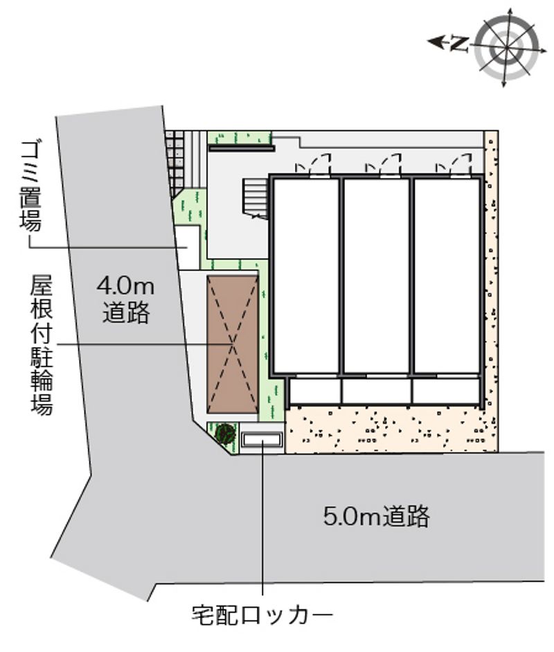 クレイノ緑園 配置図