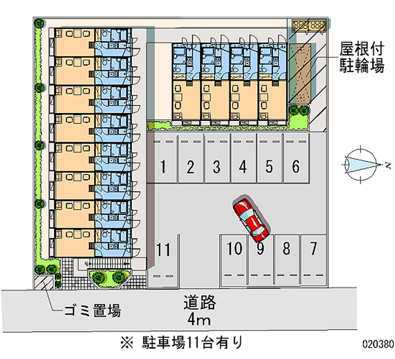 20380 Monthly parking lot