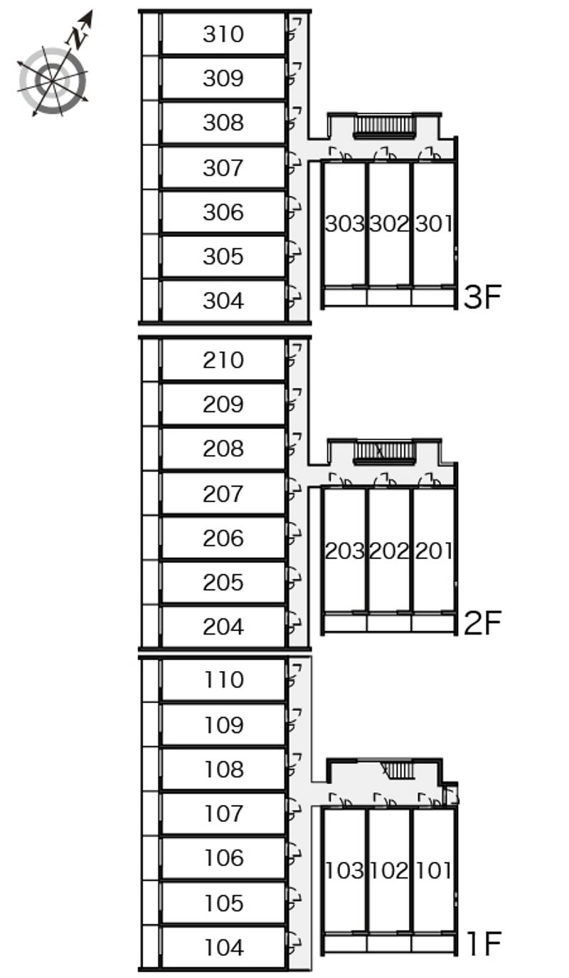 クレイノプレミール蕨 間取り配置図