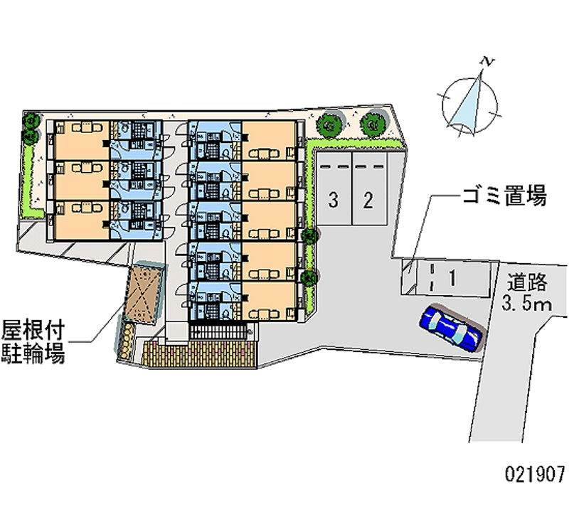 レオパレスヴィエント 月極駐車場