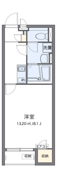 クレイノハイム　ルーエ 間取り図