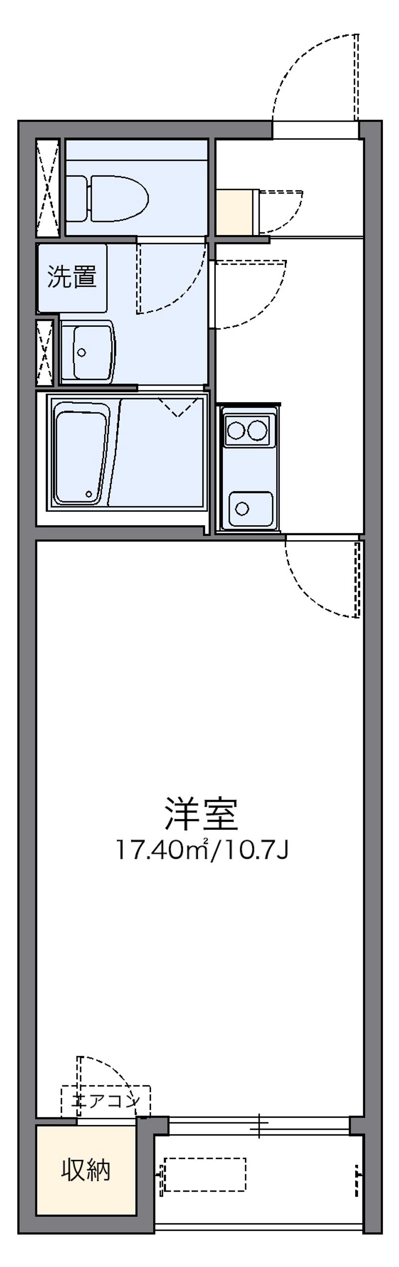 レオネクストＣｈｒｉｓｔａｒ 間取図