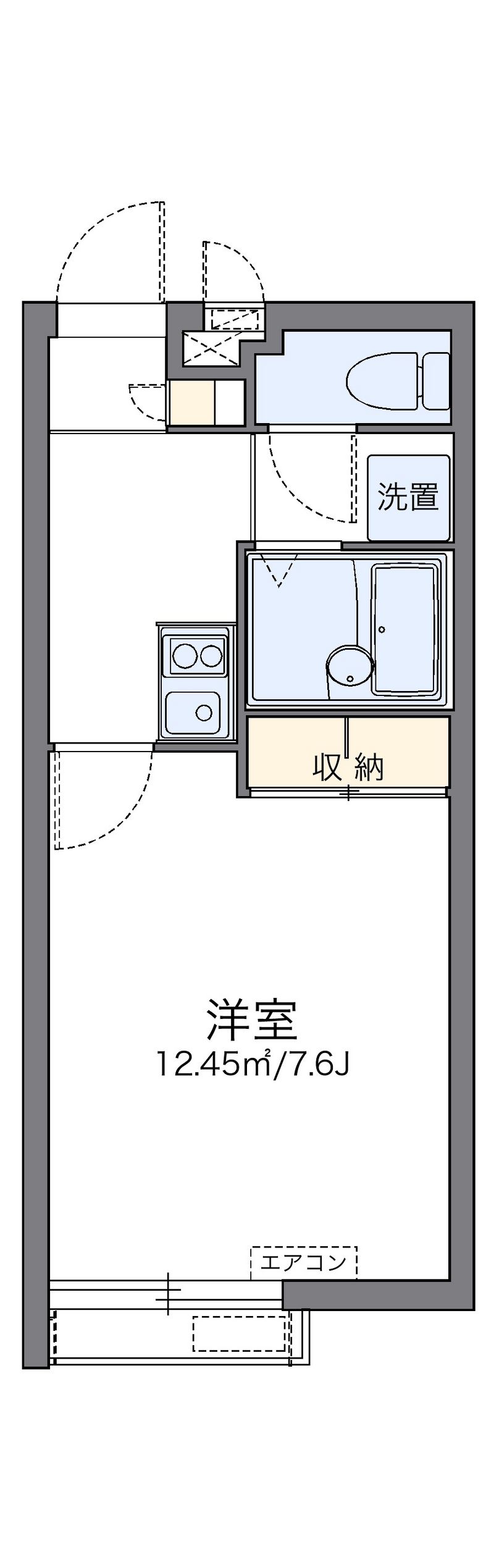 レオパレス蘭 間取り