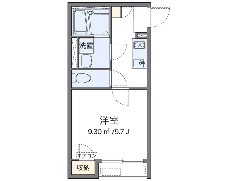クレイノヒューゲル七番館 間取図