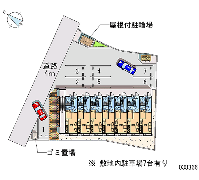 レオパレスマーシュ 月極駐車場