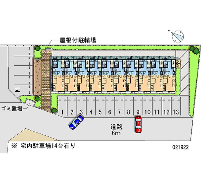 21922 Monthly parking lot