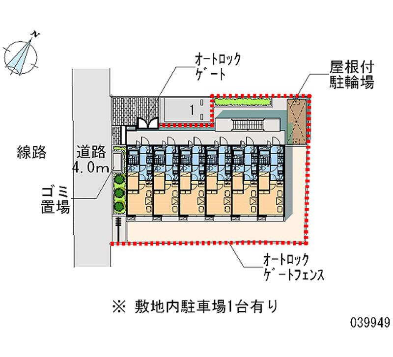 レオパレス志茂 区画図
