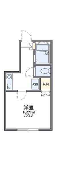 レオパレス砂子町 間取り図