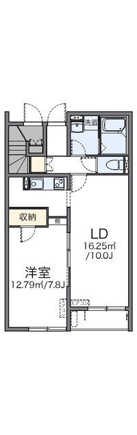 レオネクストレジナ 間取り図