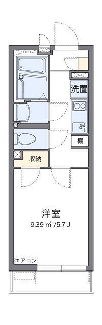 クレイノプランドール武蔵境 間取り図