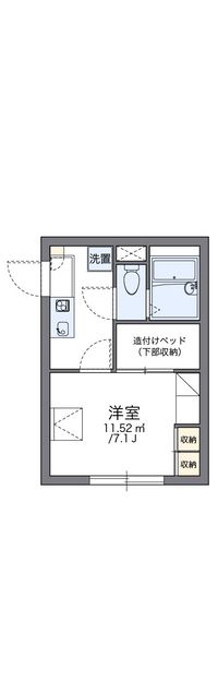 レオパレスセピア・コート 間取り図