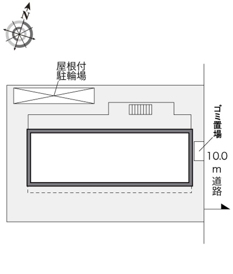 レオパレスあおぎり 配置図