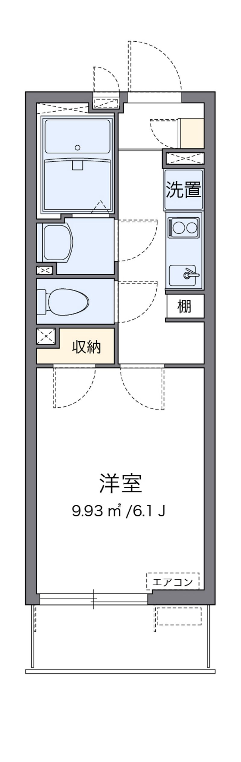 クレイノサークル　平和台 間取図