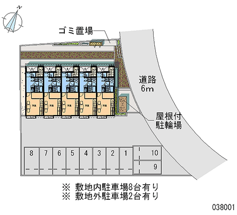 レオパレスＨＹＴ　Ⅵ 月極駐車場