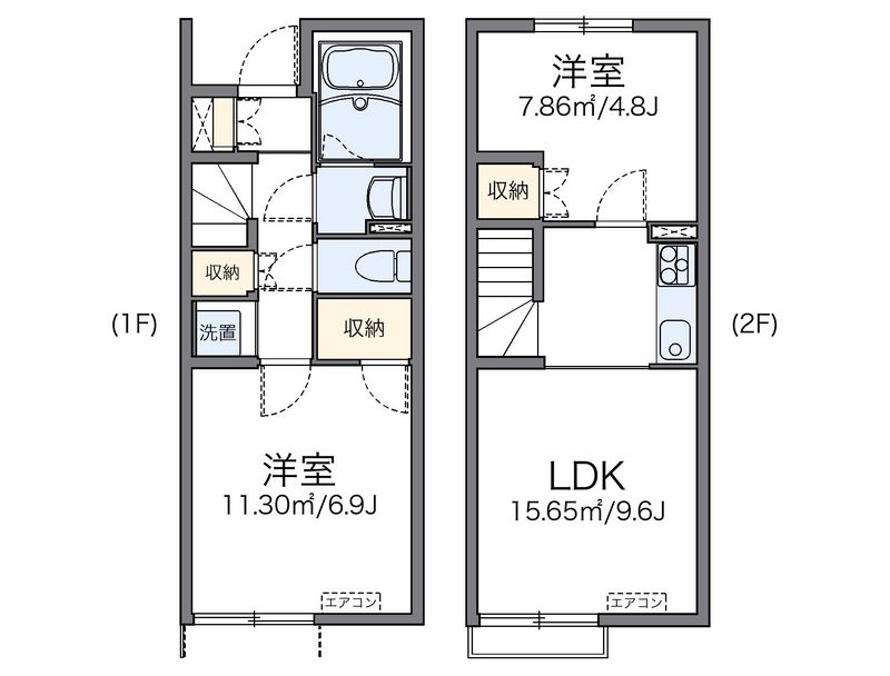 レオネクストサニーハウス前原 間取図