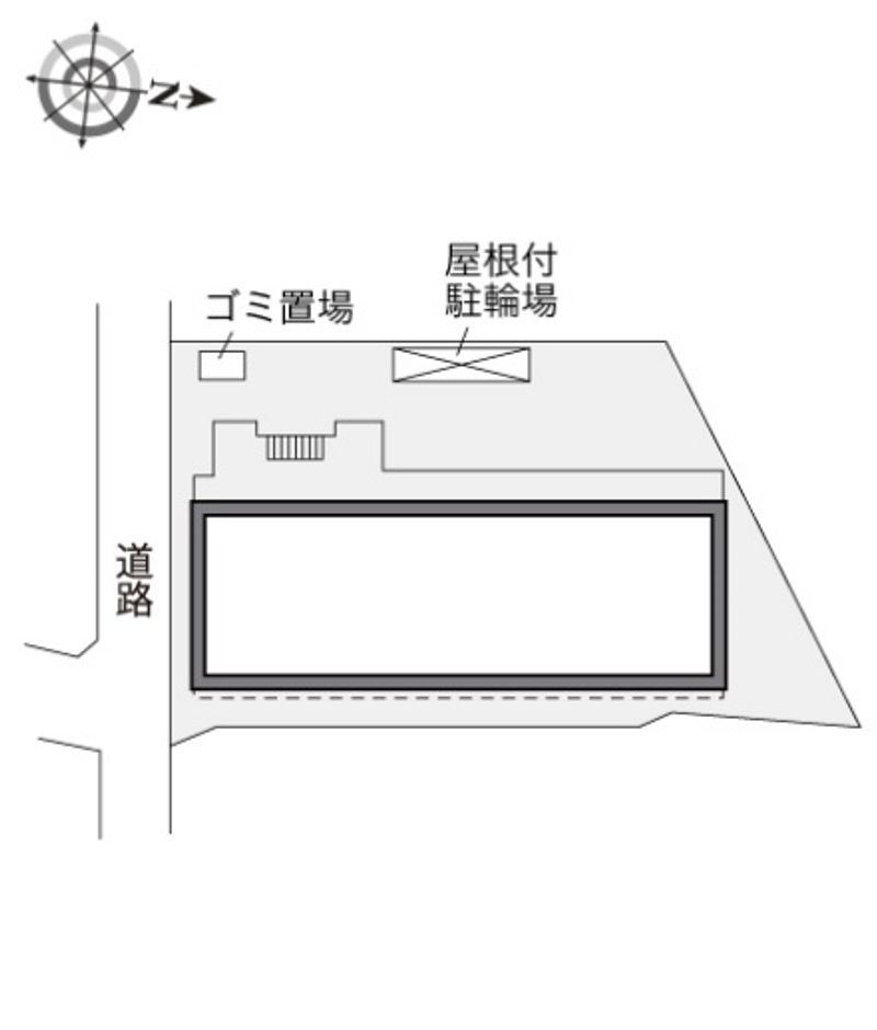 レオパレス光ヒルズ 駐車場