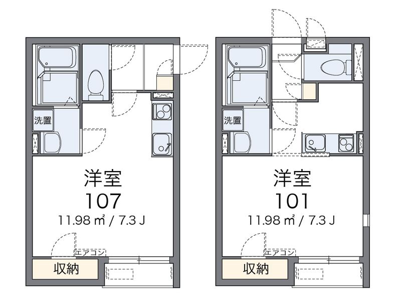 レオネクストＮＡＧＯＭＩ 間取図