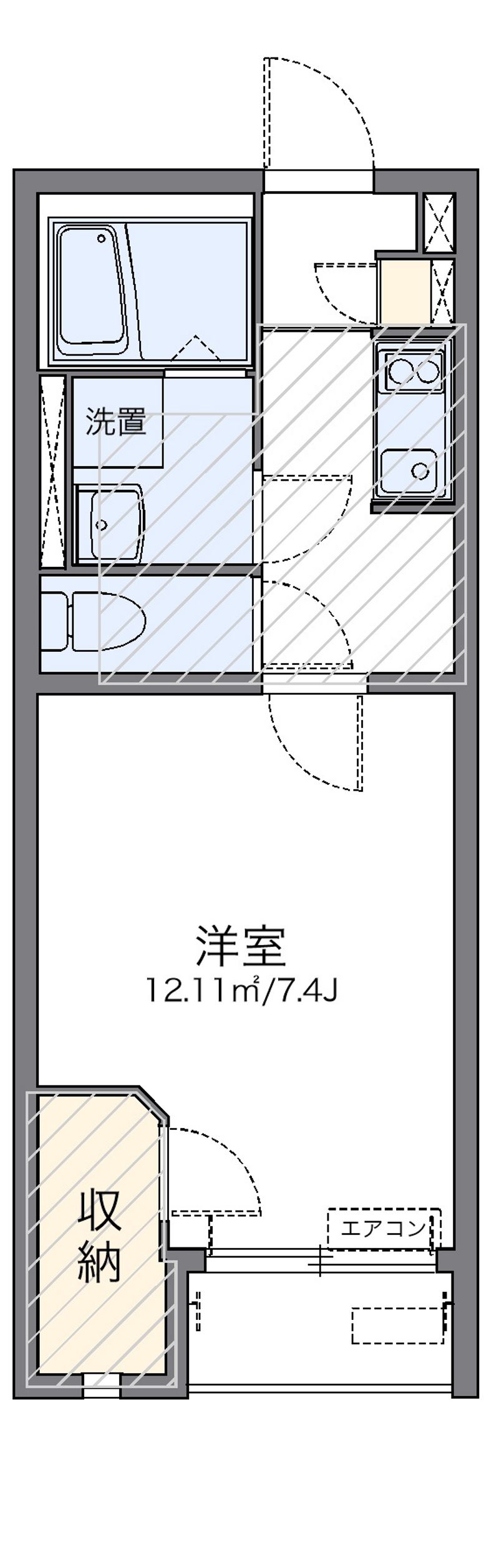 レオネクストメゾンド　クレール 間取図