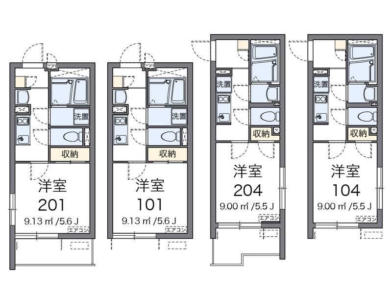 クレイノコラットⅠ 間取図
