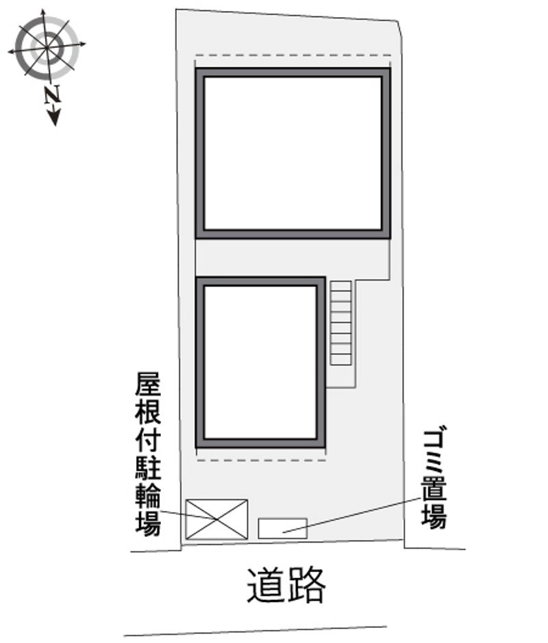 レオパレスルオーテ 配置図