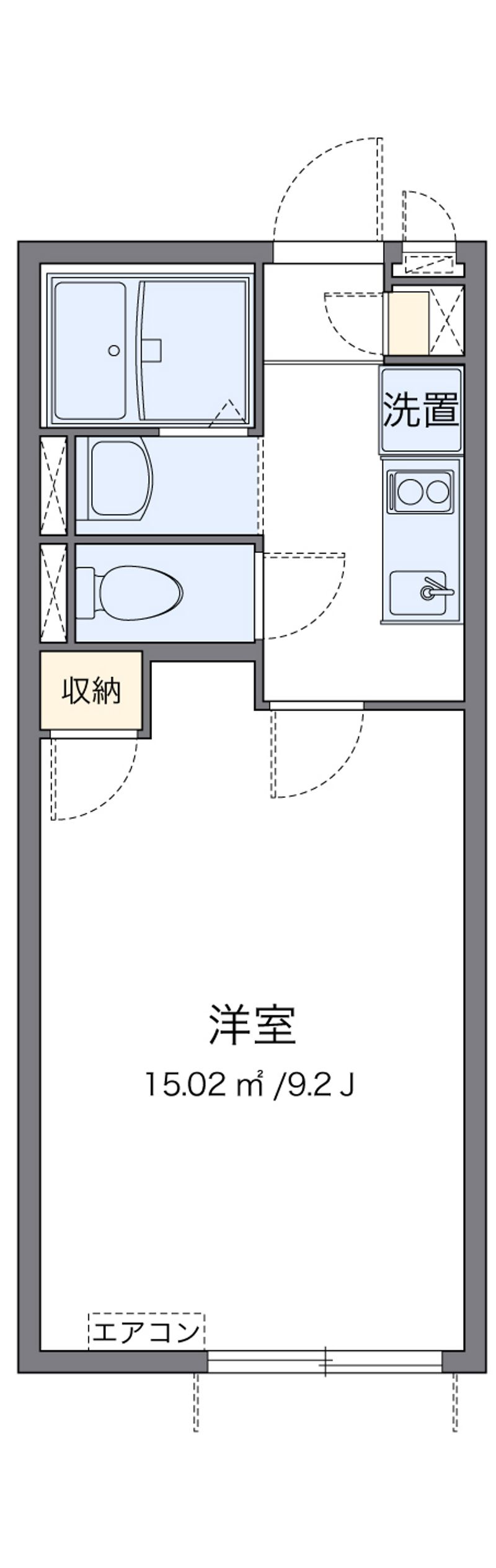 クレイノかなめⅡ 間取図