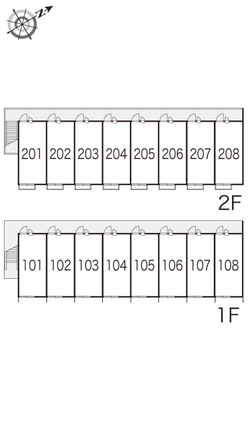 レオパレス和 間取配置図