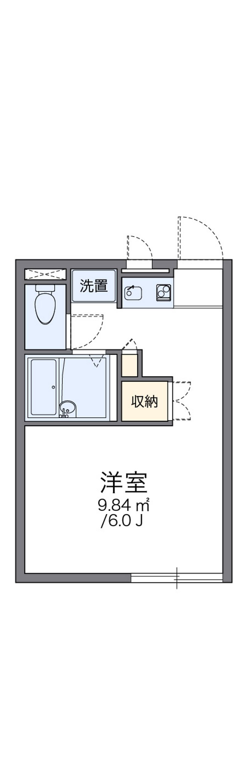 レオパレス三矢小台２０００ 間取図
