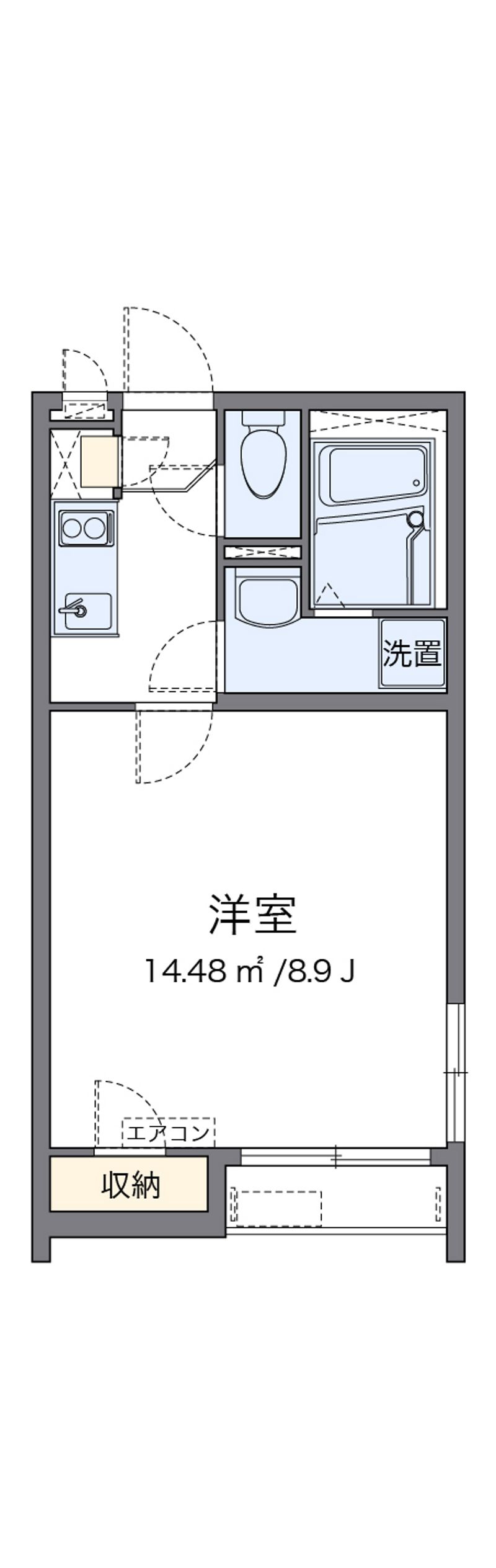 クレイノ花 間取図