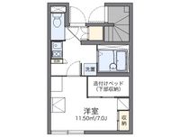 レオパレスエスポワール 間取り図