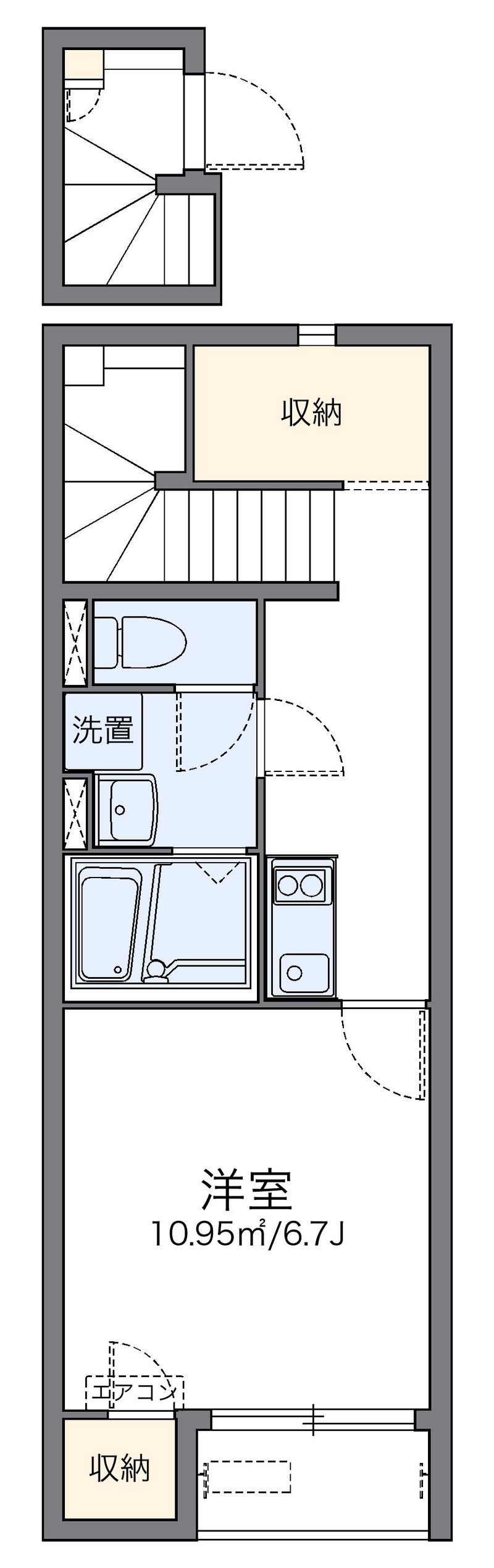 レオネクストパテール原町 間取図