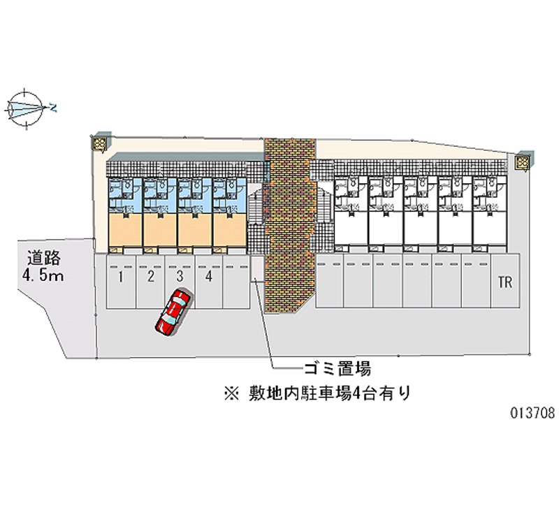 レオパレス市川屋Ⅱ 月極駐車場