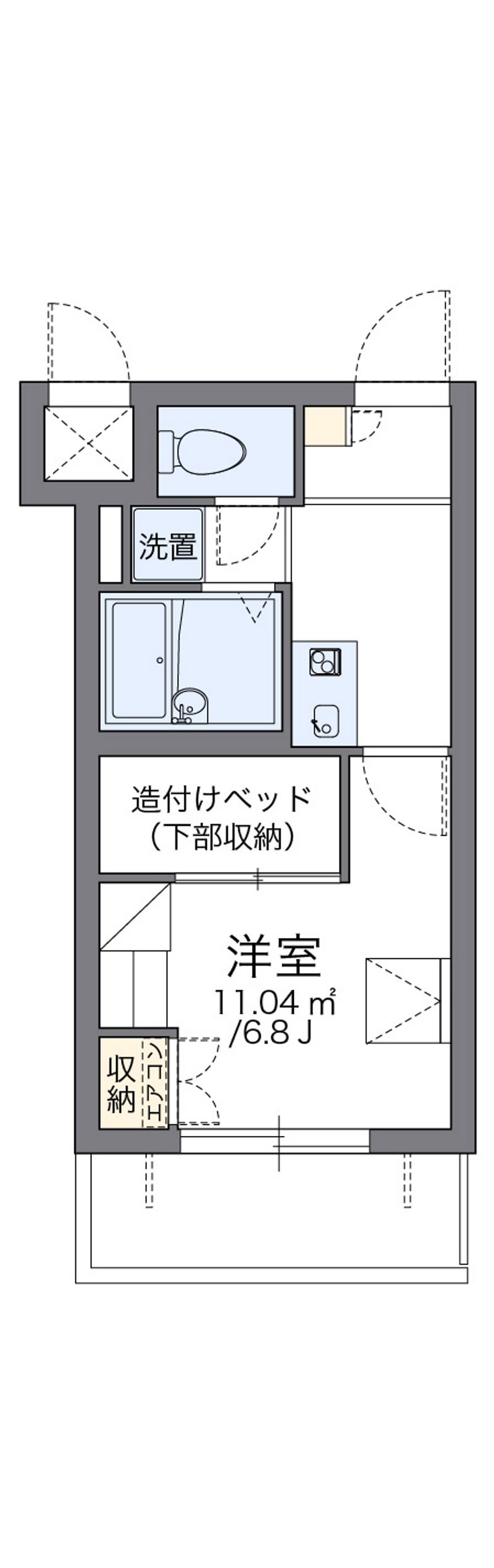 レオパレスＭＩＭＵＲＡ 間取り
