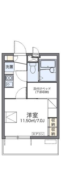 レオパレスステラⅡ 間取り図