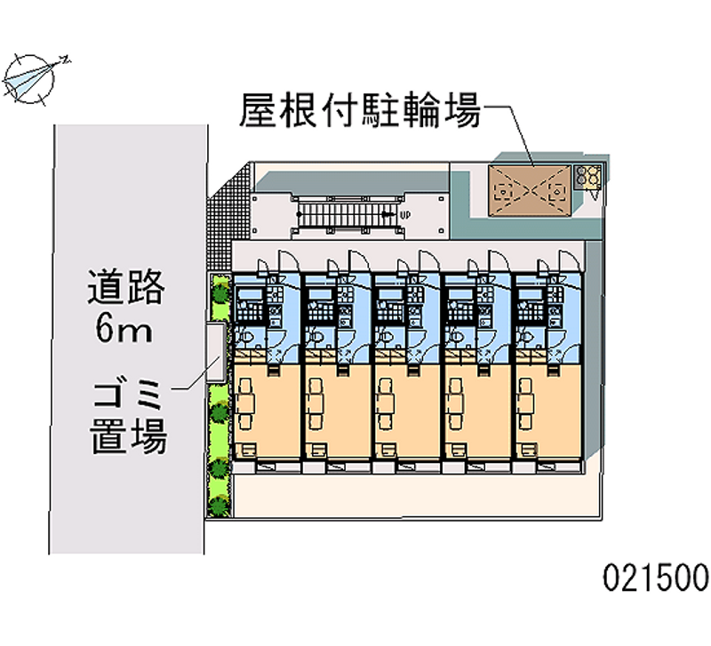 レオパレスニューさがみ 区画図
